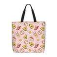 thumbnail image 1 of Balery Breakfast Bolsa de Mano para Mujeres con Cremallera, Bolsa de Gimnasio con Compartimentos, Bolsa para Laptop, Bolsa para Trabajo, 1 of 7