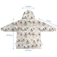 thumbnail image 7 of Shih Tzu Dog Blanket Hoodies for Kids 6-13YR Oversize Wearable Blanket Hoodies for Boys Girls Teens, 7 of 7