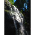 thumbnail image 3 of Grayscale 19x24 Black Modern Framed Museum Art Print Titled - Waterfall Light I, 3 of 5