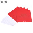 thumbnail image 3 of Uxcell Table Name Place Cards,50pack Favor Decor Hollow Butterfly Cut Design Seat Blank Card, Red, 3 of 5