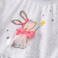 thumbnail image 6 of TOWED22 Toddler Girl Clothes Girl 2pcs Fall Winter Outfit Ruffle Hem Top and Print Patterned Pants,Light Gray,6-7 Y, 6 of 6