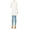 thumbnail image 3 of Women's Casual Open Front Long Sleeves Loose Fit Side Pockets Cardigan, 3 of 6