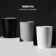 thumbnail image 5 of Plastic Small Trash Can Wastebasket, Garbage Container Basket(black), 5 of 5