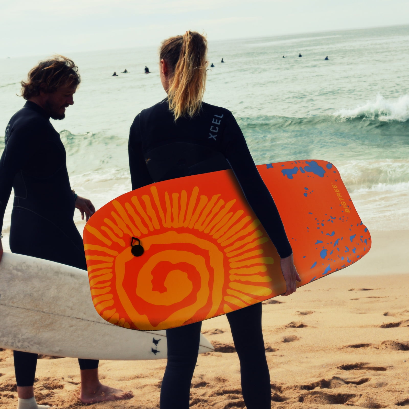 SAKURA Body Boards for Beach, Lightweight Body Board 37IN SAKURA Body Boards for Beach, Lightweight Body Board 37IN