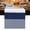 Blue, variant on Navy Blue Stripe Table Runner 72 Inches Long, Modern Rustic Horizontal Blue Striped Kitchen Coffee Dining Table Decoration for Home Party Birthday Wedding Home Decor 18x72 Inches