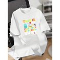 thumbnail image 2 of Boys & Girls' First Day of School T-Shirt - Vibrant Backpack & Pencils Design, Breathable Summer Casual Short Sleeve Top, Lightweight & Comfortable for Youngsters, Perfect Back-to-School, 2 of 7