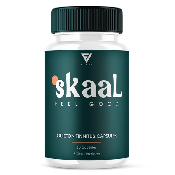Skaal Quieton Tinnitus Advanced Hearing Capsules, Skaal Ear Health and Overall Wellness Support Pills (120 Capsules)
