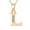 L, variant on Fiaya Women Dainty Letter Charm Pendant Necklace, Zirconia Diamond Initial Necklace for Women, A-Z Alphabet Pendants for Jewelry Gifts (A)
