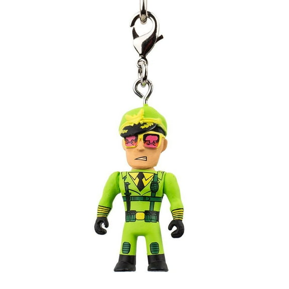 Kidrobot Transformers vs G.I. Joe Keychain - Flagg