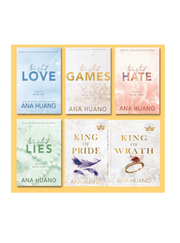 Ana Huang 6 BOOK SET Twisted Series+ KING OF WORTH + PRIDE