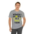 thumbnail image 5 of DJH Apparel | Women's Sports Is A Real Thing Softball Unisex Tshirt, 5 of 7