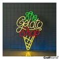 thumbnail image 3 of Craftnamesign The Gelato Shop Neon Sign, Gelato Store Wall Art, Ice Cream Sign Wall Decor, 3 of 5