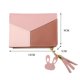 thumbnail image 4 of Mujer Hit Color PU Cartera Casual Borla Monedero (rosa), 4 of 9