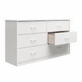 Mainstays Classic 6 Drawer Dresser, White