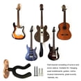thumbnail image 1 of Acoustic Guitar Ukulele Wall Hanger Living Room Bedroom Violin Holder Guitars Bracket Stand String Instrument Rack Accessory 2 Pieces, 1 of 9