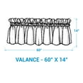 thumbnail image 4 of Park Designs Sunflower Check Lined Valance, 4 of 6