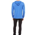 thumbnail image 3 of Gravity Threads Men's Long Sleeve Hoodie Shirt, Heather Royal L, 3 of 5