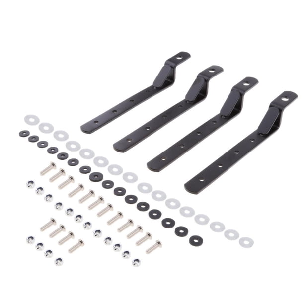 Tornillo De Seguridad Negro Extractor De Asiento Trasero Maletero De Montaje De Soporte De Macarena Kit de montaje de alforjas