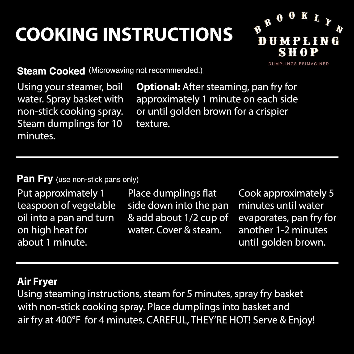 Brooklyn Chop House Frozen Beef Dumplings - Packed with Bacon, Cheese and Beef. An American Favorite
