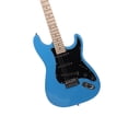 thumbnail image 3 of ST Stylish Electric Guitar with Black Pickguard Sky Blue, 3 of 20