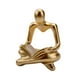 thumbnail image 2 of Estatua de abstracto moderno Sunnimix Figura Pensador abstracto dorado, 2 of 8