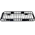 thumbnail image 2 of 64 Inch Universal Steel Rooftop Cargo Carrier Basket Heavy Duty Roof Rack for SUV Truck Jeep Overlanding Camping Gear Hauling Travel Off Road Black with Wind Fairing Tie Down Straps Easy Install, 2 of 20