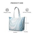 thumbnail image 4 of 22 Inch Oversized Travel Bag Lightweight Canvas Weekender Duffel with Multi Pockets, Animal Print, 4 of 5