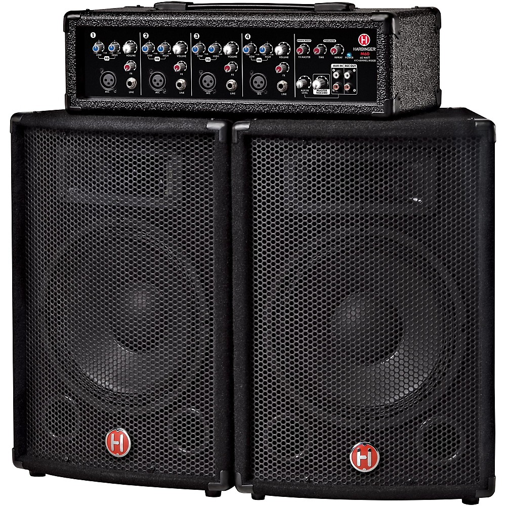 Harbinger 120w pa system Clearance