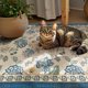 thumbnail image 2 of Alfombra Jinchan, 91 x 152 cm, floral, vintage, antideslizante, lavable, 2 of 8