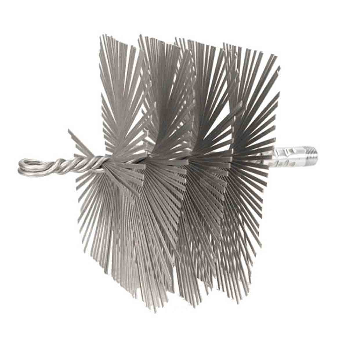 7'' x 7'' Square HeavyDuty (Flat Wire) Chimney Brush 3/8'' NPT