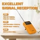 thumbnail image 3 of Radio portátil XHDATA D220 AM FM SW Receptor de onda corta naranja, 3 of 6