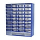 thumbnail image 2 of Organizador de cajones con 33 compartimentos para herramientas de baño Azul, 2 of 9