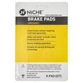thumbnail image 2 of Niche Brake Pad Set for Suzuki Burgman AN400 Type S 69100-14890 Rear Organic 519-KPA2595D, 2 of 5