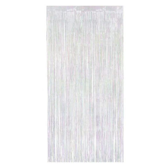 6 Pack Beistle 1-Ply Party Gleam 'N Curtain - opalescent