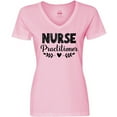 thumbnail image 3 of Inktastic Nurse Practitioner for Her Women's V-Neck T-Shirt, 3 of 5