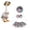 B, variant on Haidf Porch Goose Outfits, Spring Summer Goose Outfit, Porch Goose Clothes for Outdoor Yard Lawn Patio Decor, Porch Goose Costume for 17"/23" Goose Statue