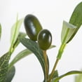 thumbnail image 6 of JASGARDE 2 Pcs Artificial Olive Branches, 19 Inch Faux Olive 6 Forks Plants Greenery Stems with Olive Fruit for Home Office Weddings Party Vase Decor Indoor, 6 of 6