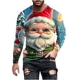 thumbnail image 2 of WXLWZYWL Ugly Christmas Sweater Light Up Funny Party Pullover Men Holiday Knit Pullover Matching Ugly Christmas Sweater Sweatshirts, 2 of 4