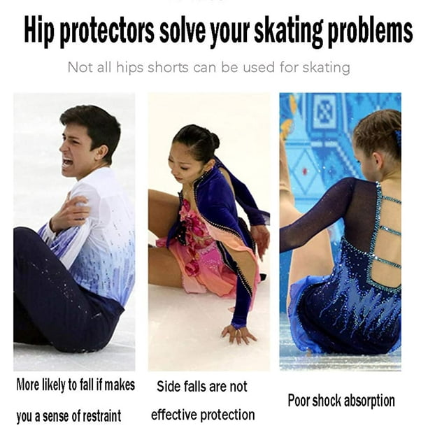 LHHHC HUO Hip Pad Protector Padded Shorts for Guard Ski Roller Skating Snow  Crash Butt Pads for Hips Tailbone & Butt 