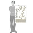 thumbnail image 3 of She Leaves a Little Sparkle Girls Room Vinyl Wall Decal Sticker Inspirational Quote with Stars, 3 of 4