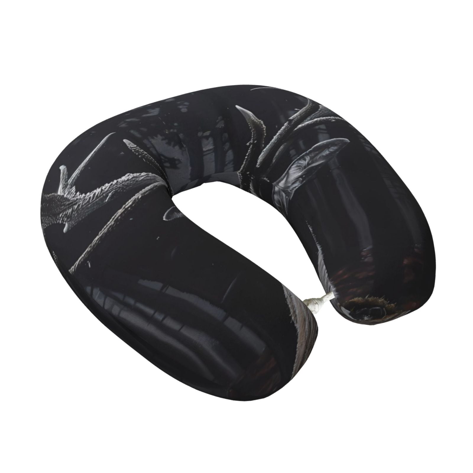 Xecao Majestic Forest Stag Print Memory Foam Cervical Neck Pillow Versatile U-Shaped Pillows for Home,Office,Camping,Travelling,Soft Washable Cover
