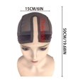 thumbnail image 3 of Bradem Wig Mesh U Shaped Cap 4*5inch - Black Double Velvet Lace Wig Cap, Secure Fit for Wigs, 3 of 9