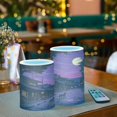 thumbnail image 3 of Yayeee Flameless Candles with Remote Flickering Battery Operated Multi Color Changing, Purple Street, 3 of 7