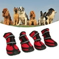thumbnail image 4 of Chaussures de Randonnée pour Chien, Semelle Antidérapante Protecteurs de Pattes d'Animaux Réfléchissants Respirants Ajustables Élégants Imperméables pour Extérieur pour Randonnée pour Grands Chiens S,m,L,TG,TTG, 4 of 8