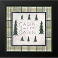 thumbnail image 2 of Shamp, Cindy 15x15 Black Modern Framed Museum Art Print Titled - Cabin Sweet Cabin, 2 of 5