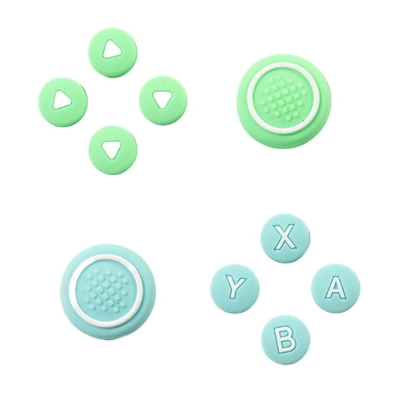 Set of 10pcs Silicone Joystick Caps for Game Controller Replacement Directional Key Cover