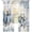 Denim Mist, Ice Blue, variant on Fall Thanksgiving Pumpkin Sheer Curtains 84 Inches Long, Monstera Leaves Botanical Wood Gray Light Filtering Window Curtains for Living Room, Rod Pocket Voile Chiffon Drapes, 52"W x 84"L, 2 Panels