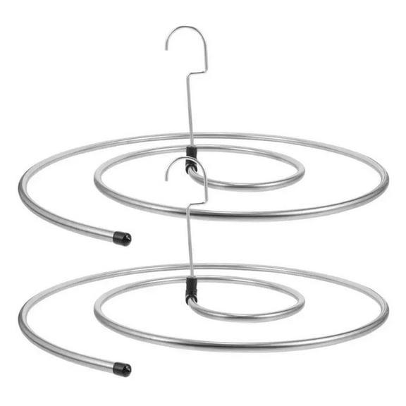 CHUNYAN Stainless Steel Windproof Spiral Shaped Clothes Drying Rack For Clothes Laundry Hanger for Bed Sheet Blanket Bath Towel Storage