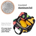 thumbnail image 6 of Lsque Pikmin Print Insulated Lunch Bag with Thick Aluminum Foil Lunch Tote Bag with Front Pocket for Men and Women, Ideal for Work, School, Picnics, and Travel, 6 of 8