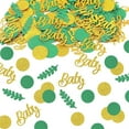 thumbnail image 1 of CAROOTU 200 Pcs Décorations de Confettis pour Baby Shower, Papier de Table en Forme de Point Rond et Eucalyptus, 1 of 6